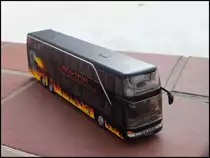 Setra 431 DT von Siku in Sassnitz am 28.02.2013