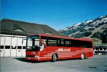 AFA Adelboden 21/BE 26'707 Setra (ex Nr. 7) am 24. Februar 2008 Frutigen, Bahnhof