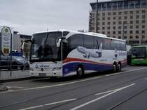 Mercedes Benz Tourismo steht am 03.03.13 in Frankfurt am Main Hbf