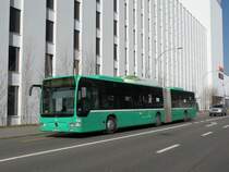 Mercedes Citaro mit der Betriebsnummer 710 kurz vor der Provisorischen Haltestelle Stcki auf der Linie 36