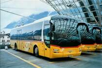 PostAuto Graub�nden GR 162'992 MAN am 1. M�rz 2008 Chur, Postautostation