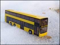 MAN Lion's City DD von Siku in Sassnitz am 05.03.2013 

