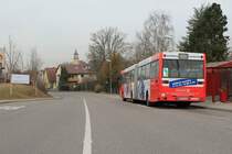 MB O 405 G - Wagen 57 - HN-VB 6057 - Haltestelle: Flein Gnscker