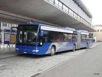VZO - Mercedes Citaro  Nr.110  ZH  745110 bei den Haltstellen beim Bahnhof Uster am 23.02.2013