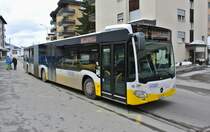 Citaro III Nr. 15 auf der Linie 3, Davos Platz, Skistrasse, 09.03.2013. 