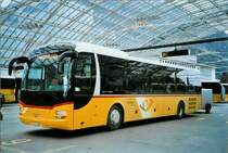 PostAuto Graub�nden GR 162'989 MAN am 1. M�rz 2008 Chur, Postautostation