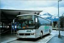 AWA Amden 1/SG 39'001 Mercedes Integro am 1. M�rz 2008 Ziegelbr�cke, Bahnhof