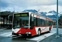 Niederer, Filzbach 22/GL 95 Mercedes Citaro am 1. M�rz 2008 Ziegelbr�cke, Bahnhof