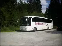 Mercedes Travego von Hettinger Reisen aus Deutschland vor dem gro�en Arbersee am 27.07.2012