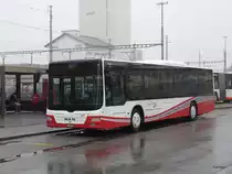 asm Oberaargau - MAN Lion`s City  Nr.41 BE 39599 unterwegs auf der Linie 54 in Herzogenbuchsee am 28.03.2013