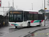 asm Oberaargau - MAN Lion`s City  Nr.43  BE 3630623 unterwegs auf der Linie 52 in Herzogenbuchsee am 28.03.2013