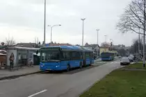 Bus Zagreb / Autobus Zagreb / Zagrebački Električni Tramvaj (ZET): Irisbus Citelis 18M CNG an der Haltestelle Borongaj. Aufgenommen im Januar 2013.  