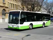 transN - Mercedes Citaro  Nr.303  NE  90303 bei den Bushaltestellen vor dem Bahnhof in La Chaux de Fonds am 01.04.2013