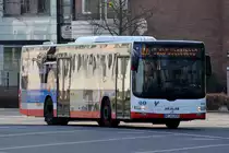 Bus 2090 der Vestischen in Recklinghausen 1.4.2013
