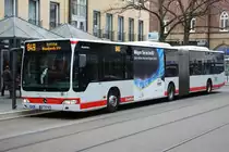 Stadtwerke Neuss Linie 849 in Richtung Erfttal an der Haltestelle Schwannstr.