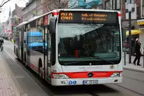 Stadtwerke Neuss Linie 848 in Richtung Joh.-Etienne-Krankenhaus