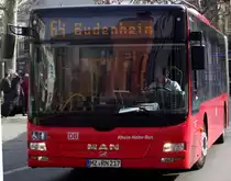 MAN Lions City G des DB Rhein Nahe Bus am 04.04.13 auf der Linie 64 in Mainz