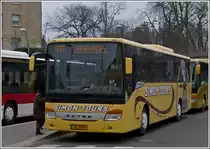 (ST 3015)  Setra S 415 UL der Busfirma Simon Tours aus P�tange aufgenommen am Bahnhof von Bettemburg am 05.04.2013.