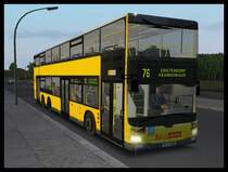 MAN Lion's City DD von OMSI in Grundorf am 07.04.2013