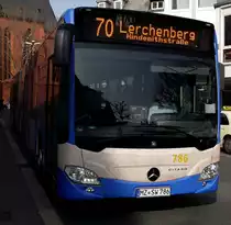 Mercedes Benz Citaro C2 der MVG am 04.04.13 auf der Linie 70 in Mainz 