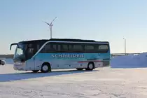 Setra 415 HD in Kemi FIN, Schneider Reisen und Transport AG, Langendorf, SO 21615, Aufgenommen am 1. M�rz 2013