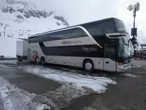 Setra 431 DT, Albion Tours, Passo del Tonale (Italie)