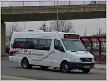 (EW 4802)  Mercedes Benz Sprinter de Busunternehmens Emile Weber aufgenommen am Busbahnhof in Bettembourg.  05.04.2013