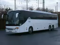 Schwedischer SETRA S416 GT-HD,am 01.Dezember 2012,auf Einkaufstour in Bergen/R�gen.