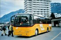 Fontana, Ilanz 12/GR 3325 Volvo am 9. M�rz 2008 Ilanz, Bahnhof