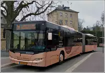 (EW 4400) Neoplan Centroliner des Busunternehmes Emile Weber am Busbahnhof in Bettembourg.  05.04.2013
