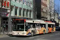 ASEAG 277 mit Werbung f�r Nobis.
Aufgenommen am 5.3.2013 in Aachen.