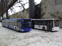 Rietze Modellbusse-Mercedes Citaro VZO NR.101 und NR.62 am 12.4.13.