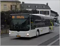 (SL 3248) MAN Lion's City des Busunternehmens Sales Lentz fotografiert am Bahnhof in Mersch am 08.04.2013.