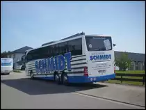 Mercedes Tourismo von Schmidt aus Deutschland im Sassnitzer Gewerbegebiet am 04.08.2012