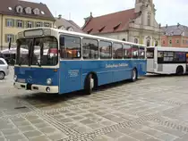 Ein Mercedes-Benz O 305 am Ludwigsburger Marktplatz