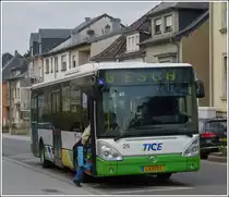 (LG 9203) Irisbus Citelis an einer Bushaltestelle in Rodange aufgenommen am 20.04.2013.