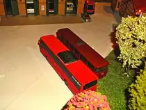 Ein Blick auf den Betriebshof. Zu sehen sind: 
- Mercedes-Benz Integro II 
- Setra S 140ES 
- Mercedes-Benz O 404 15RHD 
- Mercedes-Benz O 404 10RHD
- Mercedes-Benz O 303 
- Solinger Oberleitungsbus