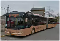 (EW 4405)  Neoplan Centroliner des Busunternehmens Emile Weber als SEV im Einsatz zwischen dem Bhf von Dommeldange und dem Bhf Luxemburg, aufgenommen am Bhf Dommeldange am 20.04.2013. 