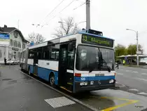 VBZ - Mercedes O 405 GTZ Trolleybus Nr.125 unterwegs auf der Linie 33 am 21.04.2013