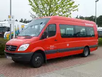 VDL Bus MidCity auf Basis Mercedes Sprinter  S�dwestbus , Stutensee-Blankenloch 20.04.2013  