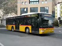 Mercedes Citaro der Post auf der Linie 104 kurz vor dem Bahnhof Interlaken Ost. Die Aufnahme stammt vom 18.04.2013.