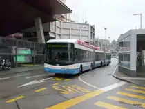 VBZ - Hess Swisstrolley BGGT-N2C Nr.71 unterwegs auf der Linie 31 in Z�rich am 21.04.2013