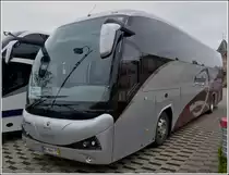 In Diekirch am Bahnhof war am 28.04.2013 dieser MAN Atomic aus Portugal abgestellt