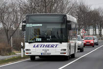 MAN Stadtbus  Lethert , EU-L 363 in Euskirchen - 08.04.2013