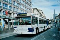 TL Lausanne Nummer 731 FBW/Hess Trolleybus am 15. M�rz 2008 Lausanne, Bahnhof