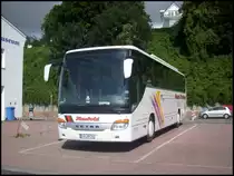 Setra 415 GT-HD von Haubold-Hecklingen aus Deutschland im Stadthafen Sassnitz am 12.08.2012