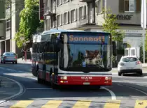 Stadtbus Frauenfeld - MAN Lion`s City TG  158097 unterwegs auf der Linie 1 in Frauenfeld am 08.05.2013