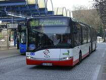 Bogestra , Wagen 0680,Solaris Urbino 18 , Bochum Hbf. nach 
Hattingen Mitte S .(19.04.2008)
