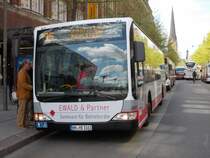 Hochbahn Wagen 6101 (Baujahr 2011),MB Citaro als 35 Rahlstedt Sorenkoppel am Hauptbhf./M�nckebergstr.