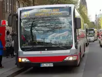 Hochbahn Wagen 6009 (Baujahr 2010),MB Citaro auf Linie 37 Bramfeld Dorfpl. am Hauptbhf./M�nckebergstr.